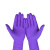 HALYARD哈利涯德50602 50603加长紫色丁腈手套12英寸25双/10盒 箱 长款50602 M码 25双