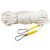 施工耐磨吊绳工地尼龙捆绑传递绳 15米双钩直径16MM