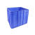 塑料水箱塑料桶水产箱物料盒零件盒整理框水桶方形 160K蓝色75555455cm