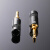 NEUTRIK原装YS231-BG立体声耳机3.5mm小三芯插头焊接发烧 AVSSZ3.5头 黑金尾孔6mm