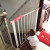 GJXBP楼梯护栏儿童安全门免打孔免打孔婴幼安全防护门栏加厚宠物隔离栅 粉红色
