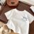 迪士尼（Disney）童装男女童纯棉短袖儿童t恤2024年夏季新款宝宝衣服小童透气上衣 白色MIC米奇 80 建议身高70-80cm