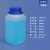 大口方瓶加厚塑料试瓶实验固体样品瓶密封取样瓶1000ml工业品 1000ml半透明-蓝盖款配内盖