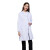 劳博士 LK043 白大褂 工作服学校化学实验室服护士服药店工装白色 纽扣袖 男XL