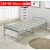 LISM适用于折叠床单人床双人床出租房简易午休床经济型1.2米铁床钢丝 【实木床】90厘米宽