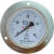 面板式氧压表YO-100ZT轴向禁油氧气压力表气压带安装孔1.6mpa 0~40MPA