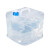 户外可折叠水袋大容量储水袋登山旅游便携式塑料储水桶露营蓄水囊 20L透明带龙头款2个装（183一个）