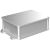 铝合金外壳仪表监控防水盒铝壳接线端子盒铝型材盒子定制160*120 A款16012030墨玉黑