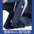 兆燊 防水鞋套 户外高筒加厚防水防雨鞋套徒步耐磨防滑脚套  黑色 XL码（43-45） 