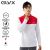 GLVX高尔夫服装男装长袖POLO衫休闲衣服男士上衣户外运动弹力球衣 W1白红色 S