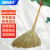 海斯迪克 hkd-38 高粱笤帚红帽木柄地面清洁环卫扫帚耐用扫把