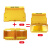 双岸 工业安全黄色带盖挂锁板 便携式通用透明防护工作站锁具管理箱 LS05 一个价