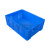 零件盒收纳盒周转箱胶框塑料盒长方形物料格子盒配件箱五金工具盒 21#箱(385*245*100mm)蓝色