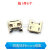 铜MicroUSB插座Micro母座母头公头MK5P接头接口充电口 Micro USB母座 30直插(5个)