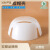 锐明凯厂家生产PE防撞帽内衬安全帽防护帽衬棒球帽通用工作内胆批发 ABS+下颌带(加大) 白色