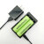 18650锂电池充电器5V2A低压USB充电器度维12线水平仪原装配件 充电器+电池2节