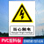 用电安全警示牌标识电力安全标识牌贴纸当心触电止步高压危险禁止 EA12(PVC塑料板) 20x30cm