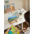 丰丰素描水粉丙烯桌面台式画架儿童画室美术生专用油画架折叠绘画工具套装桌上便携折叠8K4K画板展示支架 【特大号】台式画架+4K椴木画板