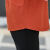 中年女装夏季圆领打底衫妈ma装夏装短袖T恤老年修身型大版上衣 桔色 XL 建议XL95斤-110斤
