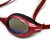 黑貂泳镜防水防雾竞速男女平光电镀镀膜游泳眼镜竞技跳水专业高清装备 100MT红色