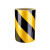 宽2cm长46米 黑黄斜纹反光膜反光贴条地贴纸防水安全标识警示GNG 宽30cm长46米黑黄
