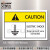 艾瑞达ISO工业机械接地标志设备安全警示标牌贴纸接地标签当心触电接地线不干胶中英文防水国际标准EA EA-M012（5个装）60*40mm英文