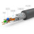 海奈 七类双屏蔽网线【商用版】支持万兆设备网络线箱线灰色305米 HN-X7BB