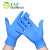 塞莫诗SI&MOOS一次性丁腈手套耐磨工业维修实验室家用清洁卫生 蓝色加强加厚型N906BL 100只小号S