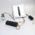 TOTO小便斗感应器配件DUE106面板电磁阀6V电池盒电眼变压器小便池 106金属面板总成