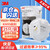 3M 9502V+口罩环保装头戴折叠式带呼吸阀KN95 PM2.5防粉尘口罩防雾霾 25个(1袋)