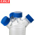 京洲实邦 流动相液瓶 实验室螺口储液试剂瓶 三口/含无孔蓝盖1000ml ZJ-1348