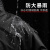 品之德 反光分体雨衣雨裤套装 值勤防汛全身防暴雨成人 双层透气防水 春亚纺 黑色2XL