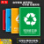 可回收不可回收标示贴纸提示牌垃圾桶分类标识其它有害厨余干湿干垃圾箱标签贴危险废物固废电池回收指示贴 LJ07 22x30cm