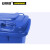 安赛瑞 13473 侧踏式商用垃圾桶（240L）2个装 蓝色 73×58×105cm 环卫翻盖垃圾桶 小区物业垃圾桶