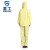 星工（XINGGONG）防尘服无尘衣防静电分体带帽工作服洁净防护喷漆 黄色 XL