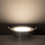 松下（Panasonic）led全金属筒灯防眩光嵌入式超薄客厅吊灯天花牛眼灯开孔75-90MM 4.5W一体式全金属超薄银边4000K