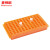 麦锐欧 塑料离心管架 样品管架 试管架冻存管架 塑料多功能架双面板  橙色96孔双面板
