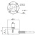 东部工品 微型测力荷重传感器小尺寸小量程称重传感器纽扣试压力重量传感器 受力范围（100kg） 