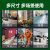 天枢平口式小号黑色塑料加厚垃圾袋物业酒店物业商用60x80cm50只加厚款