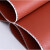 防火布电焊阻燃布玻璃纤维耐高温硅胶布风管软连接挡烟垂壁三防布 红色双面硅胶1MM 1米宽