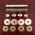 定制马扎马扎配件马扎轴马扎铜轴折叠凳子专用金属零件铁丝柱F 铜帽2个+垫片2个