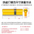 巨成 AB卡八锁芯 防盗门铜锁芯大门入户门通用型老式双面防撬弹子AB锁心 90偏铁 一个价