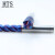 65度圆鼻钨钢硬质合金铣刀蓝纳米淬火钢专用CNC4刃平底立铣刀 4R0.2/R0.5*4D*50L(备注R角) 刃