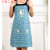 厨房围裙韩版时尚卡通可爱围腰防油污工作广告 logo定制印字 绿色
