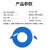 创优捷 光纤跳线 铠装 单纤 LC/UPC-LC/UPC-单模-G.652D-3mm-60M-LSZH-蓝色