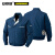 安赛瑞 防静电风扇散热工作服（5L）藏蓝色 夏季防暑降温服 20859