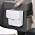 金诗洛 K5578 壁挂式干湿分离垃圾桶 悬挂卫生桶厨房分类收纳桶清洁桶 白色