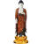 圆通礼品汉白玉石雕彩绘西方三圣 家用 供奉 阿弥陀佛观音佛像摆件 108厘米高观音菩萨