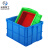米奇特工 塑料周转箱 仓储物流箱工具零件整理盒物料收纳盒 外尺寸640*430*200 绿色