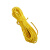柯瑞柯林RL-08/RY救生绳反光安全警示丙纶材质可水面漂浮救援导向8mm*30m黄色1捆装
